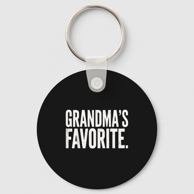 Chaveiro Grandma's Favorite Funny Grandparent Granhild Vint (Frente)