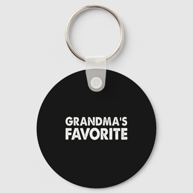 Chaveiro Grandma's Favorite Funny Grandparent Granhild Vint (Frente)