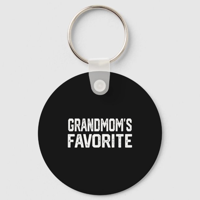 Chaveiro Grandmom’s Favorite Funny Grandparent Granhild Vin (Frente)