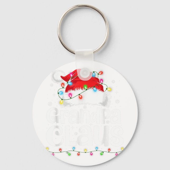 Chaveiro Grandpa Claus Matching Family Christmas Funny Xmas (Frente)