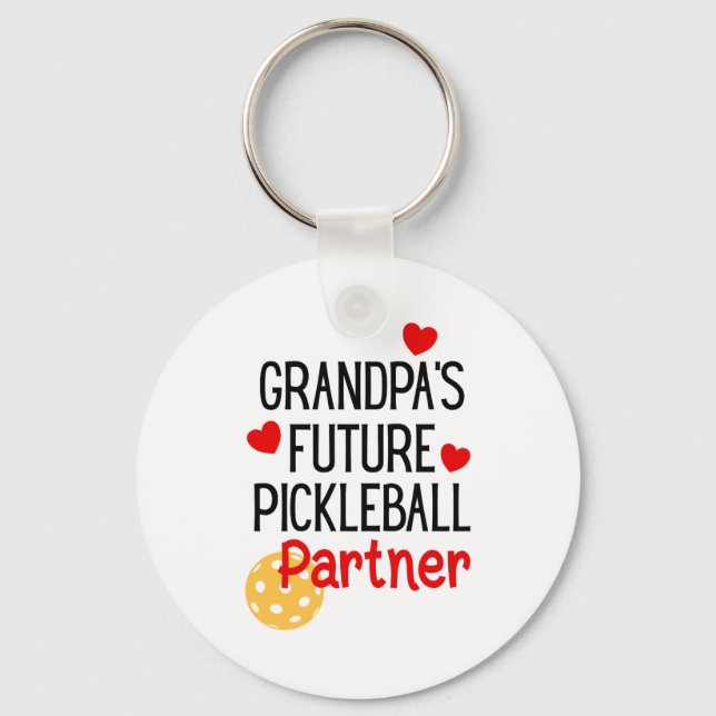 Chaveiro Grandpa S Future Ckleball Partner Granhild Toddler (Frente)