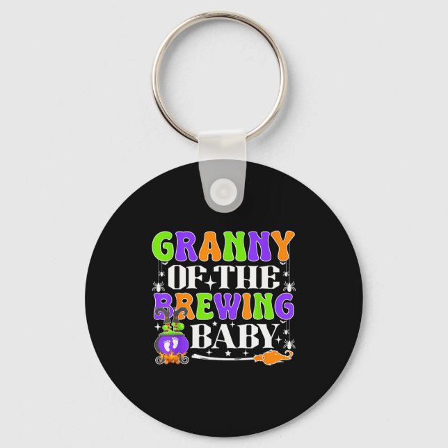 Chaveiro Granny Of The Brewing Baby Halloween Witch Baby Sh (Frente)