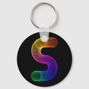 Chaveiro Graphic Art Letter S