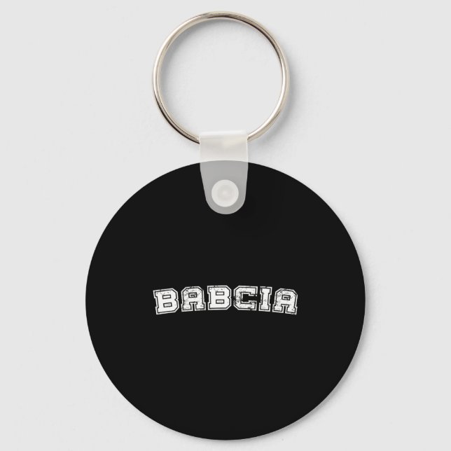 Chaveiro Grático clássico estilo faculdade varsity da babci (Frente)