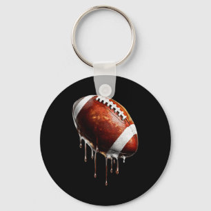 Chaveiro Grático de Gotejamento do Dia de Jogo de Futebol