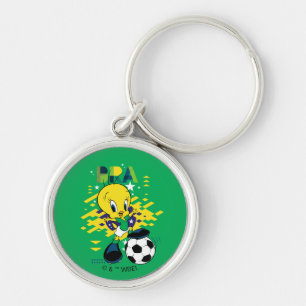 Chaveiro Grático do TWEETY™ Time Brasil Futebol
