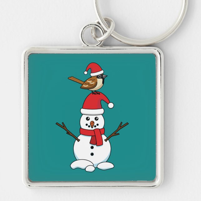Chaveiro Grátis Sparrow em Snowman (Frente)