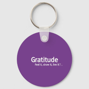 Chaveiro Gratitude - pensamento Shapers™