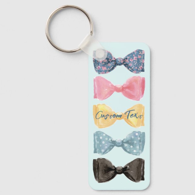Chaveiro Gravatas Borboleta Personalizadas (Frente)