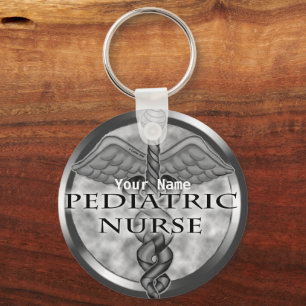 Chaveiro Gray Pediatric Nurse custom name