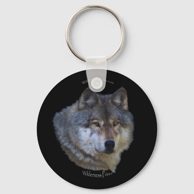 Chaveiro GRAY WOLF Design Wildlife Art Key-chain (Frente)