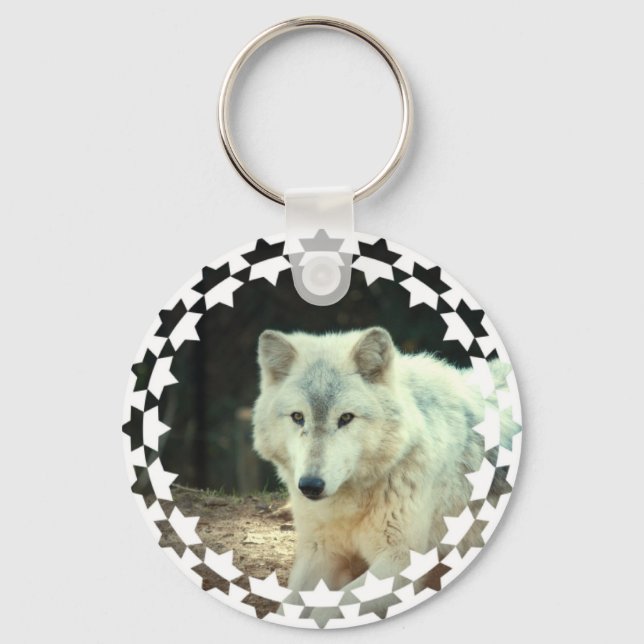 Chaveiro Gray Wolf Keychain (Frente)