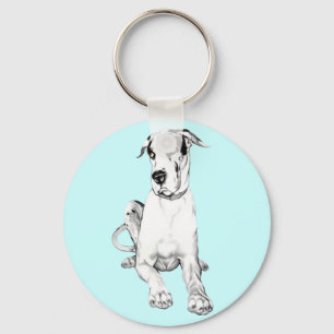 Chaveiro Great dane que amua o Harlequin