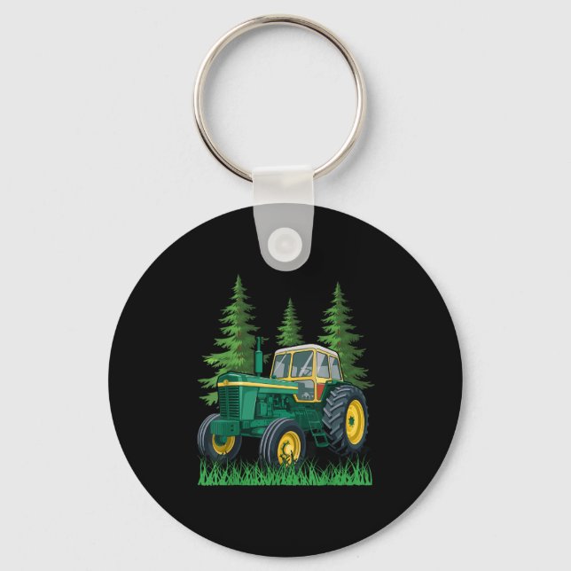 Chaveiro Green Farming Tractor  (Frente)