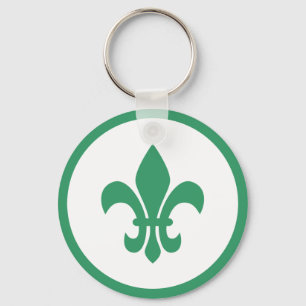Chaveiro Green Fleur de Lis