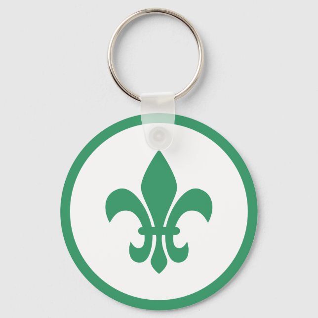Chaveiro Green Fleur de Lis (Frente)