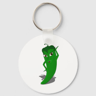Chaveiro Green Hot Pepper Diva