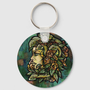 Chaveiro Green Medusa Cobra Gorgon