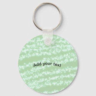 Chaveiro Green pastel glitter sparkle name text boho retro 