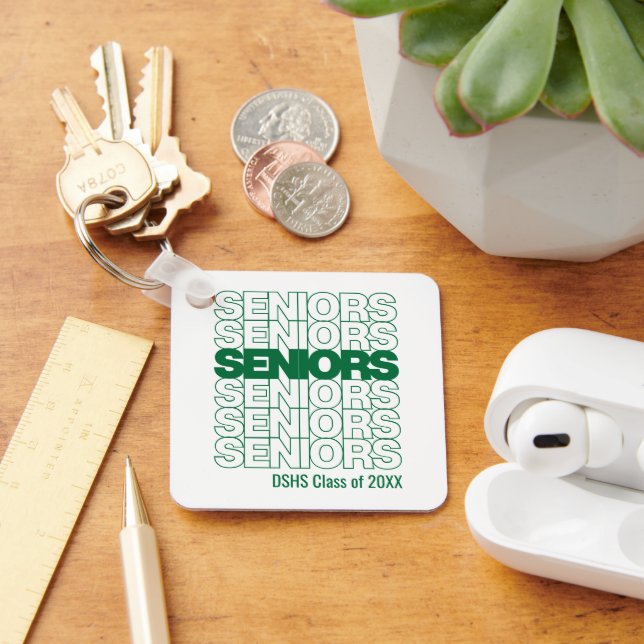 Chaveiro Green Seniors Seniors Seniors Keychain (Mesa)