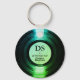 Chaveiro Greenish Personalized Music Vinyl Record Keychain (Front)