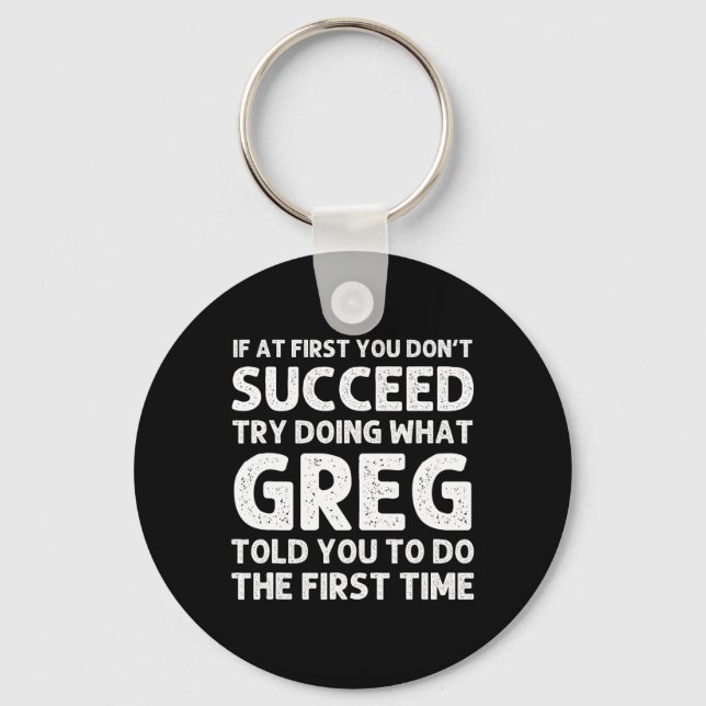 Chaveiro Greg Gift Name Personalizado Birthday, Natal Diver (Frente)