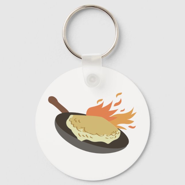 Chaveiro Grego Saganaki (Frente)