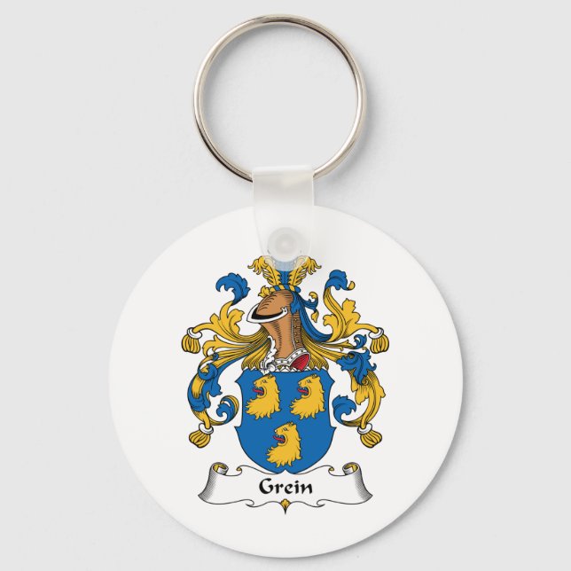 Chaveiro Grein Family Crest (Frente)