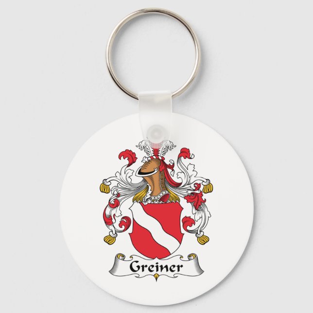 Chaveiro Greiner Family Crest (Frente)