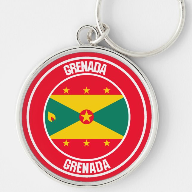 Chaveiro Grenada Round Emblem (Frente)