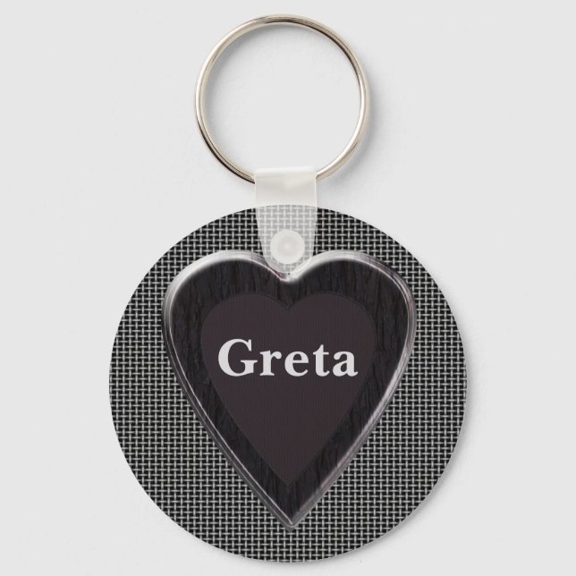 Chaveiro Greta Roubou Minha Cadeia Cardíaca (Frente)