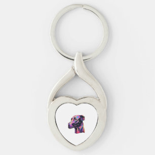 Chaveiro Greyhound Neon Design