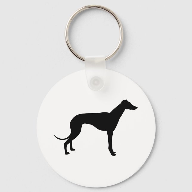 Chaveiro Greyhound Silhouette (Frente)