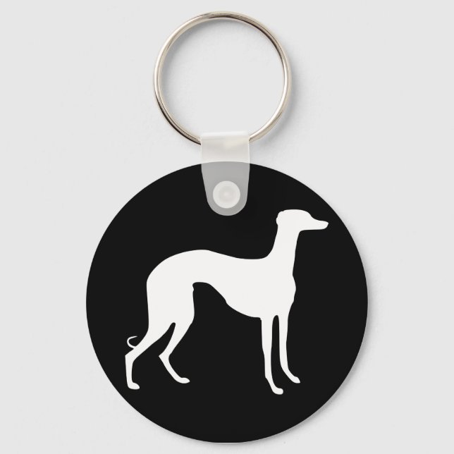 Chaveiro Greyhound Silhouette (Frente)