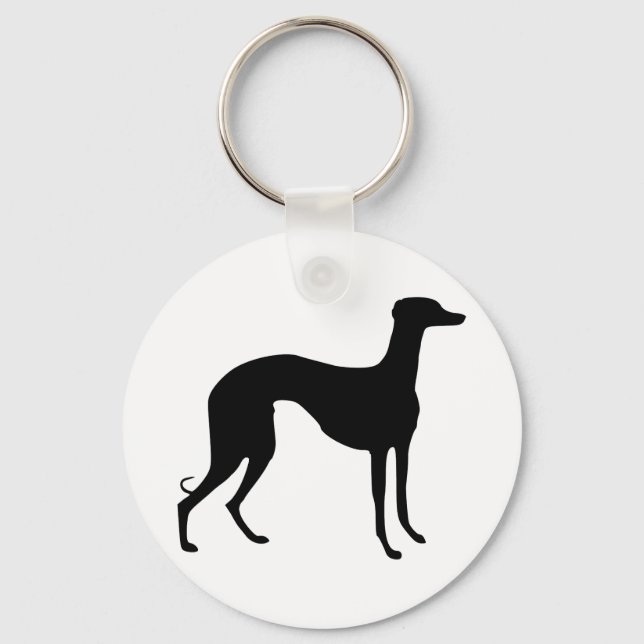 Chaveiro Greyhound Silhouette (Frente)