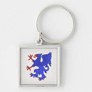 Chaveiro Griffin Rampant Azure