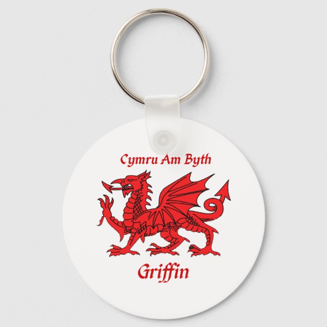 Chaveiro Griffin Welsh Dragon (Frente)