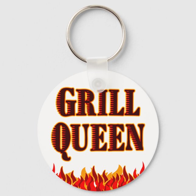 Chaveiro Grill Queen Funny CHURRASCO Dizendo (Frente)