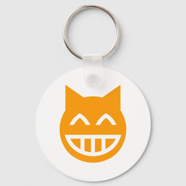 Chaveiro Grinning Emoji Cat (Frente)
