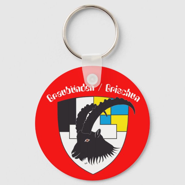 Chaveiro Grischun Svizra Schlüsselanhänger (Frente)