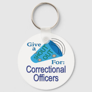 Chaveiro Gritar para agentes de correção