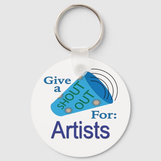 Chaveiro Gritar para Artistas (Frente)