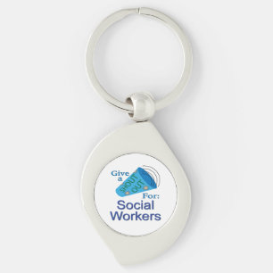Chaveiro Gritar para Trabalhadores Sociais