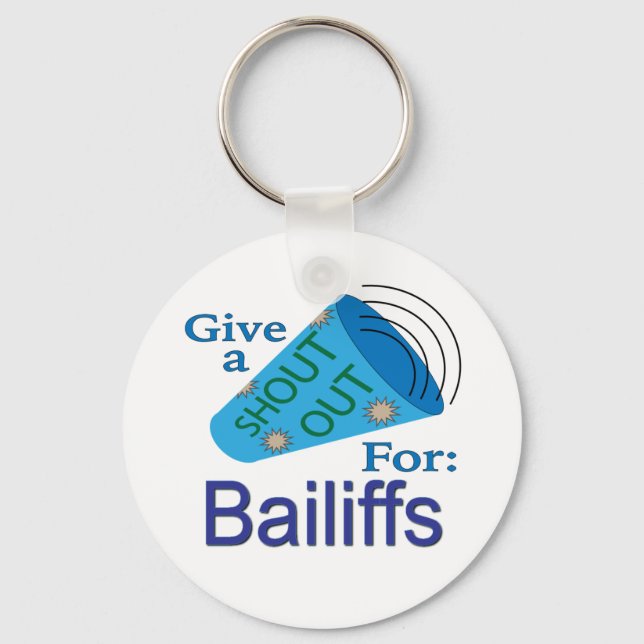 Chaveiro Gritar por Bailiffs (Frente)