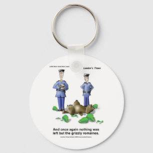 Chaveiro Grizzly Romaines Bear/Lettuce Cartoon Gifts & Tees