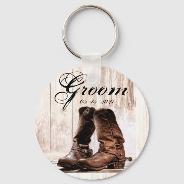 Chaveiro Groom Key Chain inicializa o visto ocidental russo (Frente)