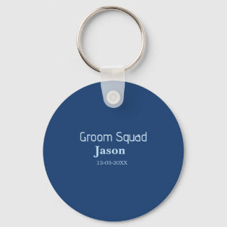 Chaveiro groomsman bachelorette party add name modern simpl
