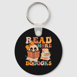Chaveiro Groovy Boooks Ghost Leia Mais Livros Engraçado Pro