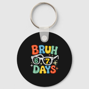 Chaveiro Groovy Bruh 67 Dias De Escola Sungles 67º Dia De