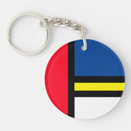 Chaveiro Groovy Colorful Modern Style Abstrato Art